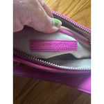 Ann Taylor Vintage Purple Suede Baguette Bag – Genuine Leather Photo 6