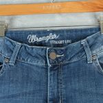 Wrangler  Jeans Womens 11/32 Blue Denim Mid RIse Straight Leg Western Stretch Photo 2