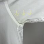 Lafayette 148  New York White Crepe Button Up Shirt Photo 5