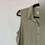Joie  sleeveless button down shirt dress sz XL Photo 4