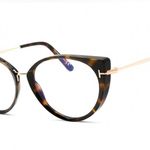 Tom Ford  TF5815-B 052 Tortoiseshell Blue Light Glasses - New - Italy - Full Set Photo 0