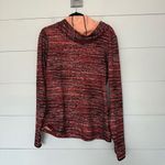 Nike Pro Women’s XL Red Marled Dri Fit Pullover Golf Tennis Sports Athleisure Photo 3