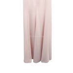 NEW Dessy Collection 3030 Blush Pink Crepe Slit Maxi Dress Gown Off the Shoulder Size 14 Photo 8