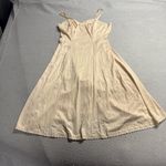 Sears Vintage Y2K Beige Lace Trim Slip Dress Nightgown Size 36 EUC Size L Photo 0