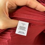 Derek Lam ‎ 10 Crosby Stirling Tiered Plisse Poplin Shirt Dress Red 0 Photo 5