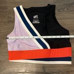 JoyLab  Black & Multicolor Sports Bra, Size Small Photo 2