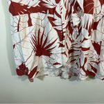 Madewell Tropical Vacation Ruffle Linen Blend Midi Faux Wrap Skirt 4 Photo 4