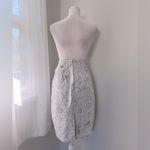 Vintage ‘90s K. Milburn Black & White Snakeskin Print Knee Length Pencil Skirt Size XXS Photo 5