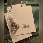 Mac Duggal 5716 Womens Green Sequined Floral Long Sleeve High Neck Midi Dress Photo 14