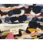 Beach Lunch Lounge Women Top S Abstract Animal Print Button Up Viscose Mob Wife Photo 1