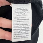 J.Crew Size L Sweatshirt Leopard Ruffleneck Pullover Woven Zip Black Factory Size L Photo 8