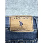 U.S. Polo Assn. Stretch Skinny Jeans Denim Women's Pony Size 12 Dark Wash Photo 11