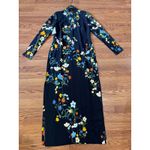 CARA CARA AVA DRESS VISCOSE BLACK PRESSED FLORAL MAXI DRESS size XL Photo 2