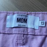 Refuge denim mom jeans High rise ankle Lavender Womens size 13 Straight Juniors Photo 2