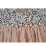 City Triangles Pastel Blue Lace Beige Tulle Ballerina Dress by from Modcloth Photo 3