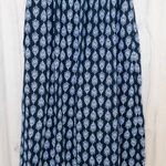 Garnet Hill  Womens Skirt Size M Black Organic Cotton Maxi Boho Whimsigoth Witchy Photo 0