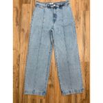 Madewell The Perfect Vintage Wide Leg Jeans High Rise Light Wash Size 30 Photo 4