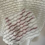 Jordan Taylor Swimsuit Bikini Cover Up Dress White Silver Hooded USA Made Size M Photo 4