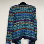 Nic+Zoe  Blue & Purple Knit Open Front Cardigan Sweater Womens XS Waterfall Photo 5