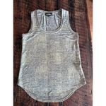Sam Edelman  Shimmery Gold and Black Hi-Low round hem Top/Tank/Shirt/Blouse S Med Photo 7