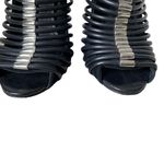 L.A.M.B. .A.M.B. Walcot Black Leather Bootie Sandal Heels size 8 Photo 3