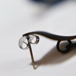 Chic Black Floral Cutout Statement Flower Earrings Boho new gift unique stud Photo 3