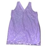 A New Day  Purple Sequin Mini A-Line Sleeveless Dress Photo 1