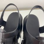 Urban Outfitters Womens Black Leather Edgy Grunge Lia Fisherman Heeled Sandals Photo 10