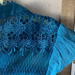 Sweet Wanderer  Turquoise Lace Blouse small Photo 13
