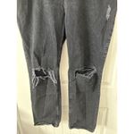 Abercrombie & Fitch The 90's Straight Ultra High Rise Black Jeans Size 35 Photo 3