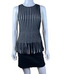 White House | Black Market Sleeveless Horizontal Stripe Sweater Tank Photo 5