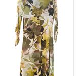 Karen Kane  Green Floral Print Long Sleeve Dress Photo 1