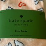 Kate Spade : Blush/White/Red Socks with Heart & Dove Design- Crew- set of 3 Photo 1