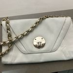 Bag White Leather Shoulder Bag by Elliott Lucca A BEAUTY!! Clean Photo 8