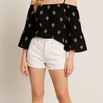 Forever 21 Embroidered Off-Shoulder Boho Top Photo 0