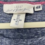 H&M L.O.G.G. NEW YORK HARBOR DISTRESSED JERSEY STYLE PULLOVER TOP LARGE Photo 2