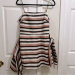 Adelyn Rae  Romper Skort Striped Dress Size Medium Photo 9