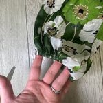 ASTR NWT The Label ruffle front dress green mini long sleeve floral flowy medium Photo 4