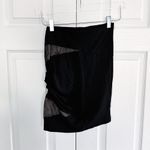 Alexander Wang  Bodycon Mini Skirt with Mesh Details Photo 7