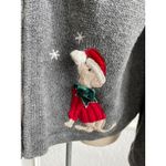 CRAZY HORSE Full Zipper Christmas Cardigan Novelty Dog Sweater Large Photo 3