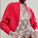 Free People  Disco Cashmere shrug in hot pink. Size Large Photo 0