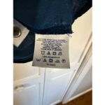 Lands' End Lands’ End blue cotton button front blouse 14 Photo 3