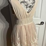 Pinky Lace Embroidered Floral Tulle Vintage y2k Ballet Tutu V Photo 3