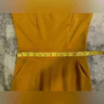 Women’s Yellow Strapless Have Romper Photo 7