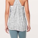 Lululemon Essential Tank Space Dye Black White Size 6 Photo 1