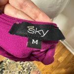 Sky Top Women M Purple Magenta Cowl Neck Halter Y2K Going Out Top Vintage Club Size M Photo 6