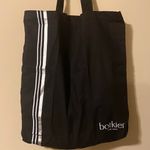 Botkier Black Cotton Tote Bag Reusable Shopper Photo 2