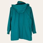 Vintage Lightweight Jacket Women’s Teal Hood Pacific Trail Coat 90s Size M Photo 2