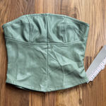 Missguided  Leather Tube Top Photo 0