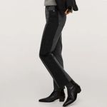 Mango two toned black and grey high waist straight jeans Photo 1